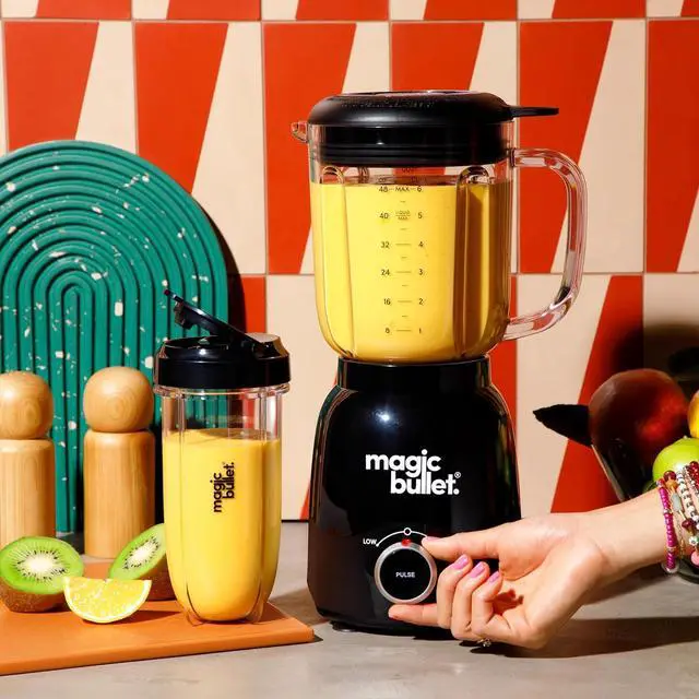 Alt view image 5 of 7 - magic bullet Combo Blender, 48oz Pitcher, Blending Cup, Simple Speed Dial  MBF50200AK