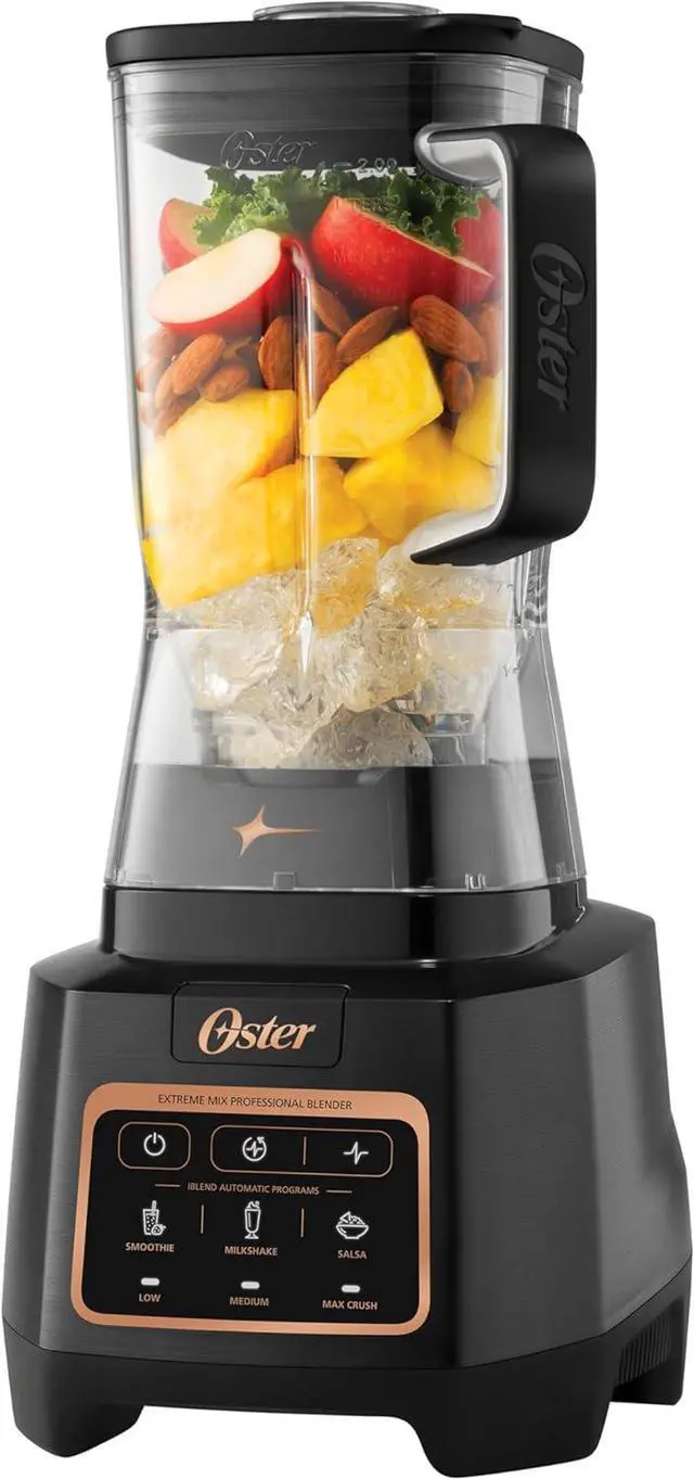 Main image of Oster Extreme Mix Blender, 1500 Watt High Speed Blender with 10-Point Blade, 64 oz. with Auto Programs