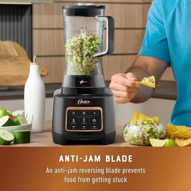 Alt view image 3 of 6 - Oster Extreme Mix Blender, 1500 Watt High Speed Blender with 10-Point Blade, 64 oz. with Auto Programs