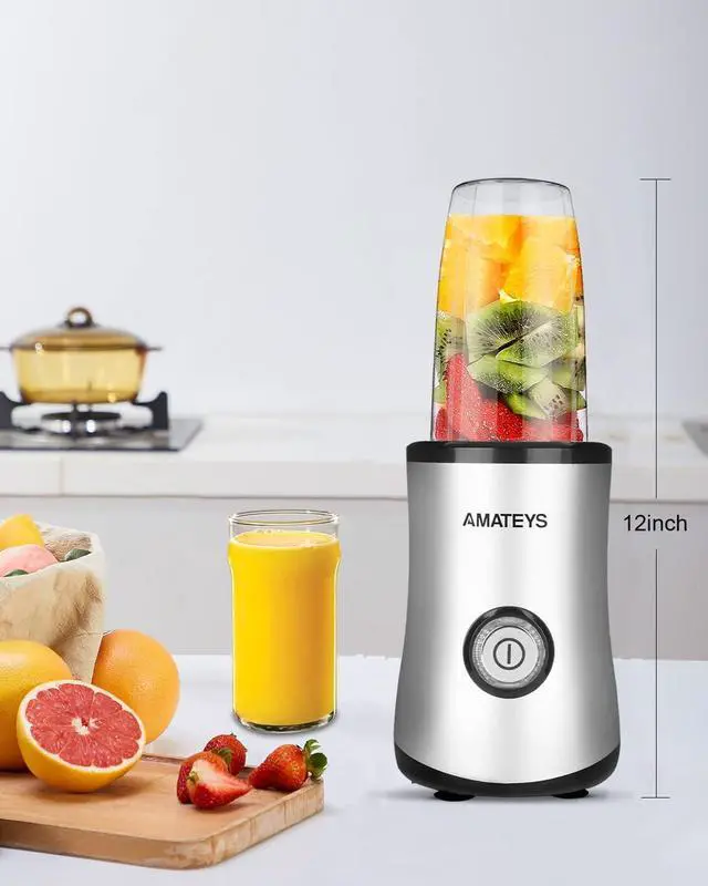 Alt view image 7 of 7 - Personal Blender with Button,350W Professional Kitchen Blender for Smoothies and Shakes,Portable Smoothie Maker Mixer,Easy Cleaning&Operation,Suitable for Carrying or Storage