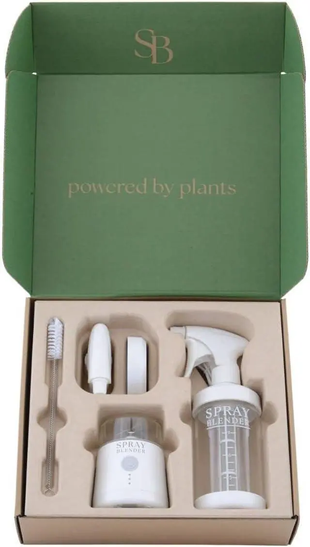 Main image of Create Plant-Based Sprays in Minutes with Powerful Electric Blender & Glass Spray Bottle, Perfect for BBQ, Grilling & BPA-Free, Food-Grade