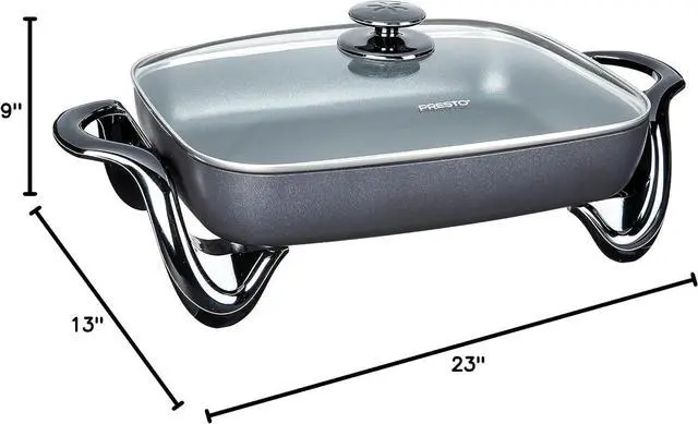 Alt view image 6 of 6 - Presto 06852 16-Inch Electric Skillet with Glass Cover