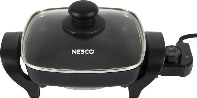 Main image of NESCO ES-08, Electric Skillet, Black, 8 inch, 800 watts