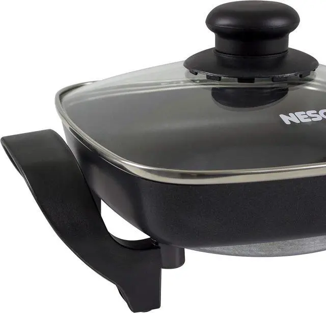 Alt view image 3 of 7 - NESCO ES-08, Electric Skillet, Black, 8 inch, 800 watts