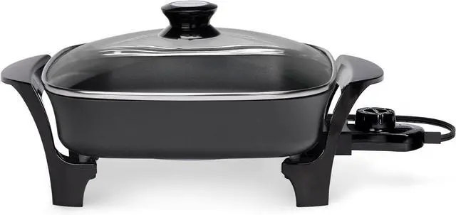 Alt view image 5 of 7 - Presto 06626 11 inch Electric Skillet w/glass lid