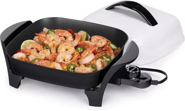 Main image of Presto 06620 11-Inch Electric Skillet,Black/White