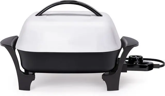 Alt view image 5 of 7 - Presto 06620 11-Inch Electric Skillet,Black/White