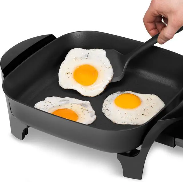 Alt view image 4 of 7 - Presto 06620 11-Inch Electric Skillet,Black/White