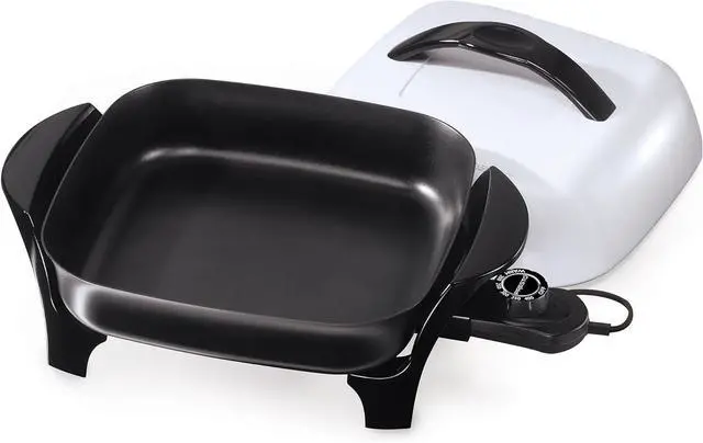 Alt view image 6 of 7 - Presto 06620 11-Inch Electric Skillet,Black/White