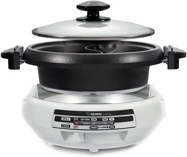 Alt view image 3 of 6 - Zojirushi Gourmet dExpert Electric Skillet for Yin Yang Hot Pot