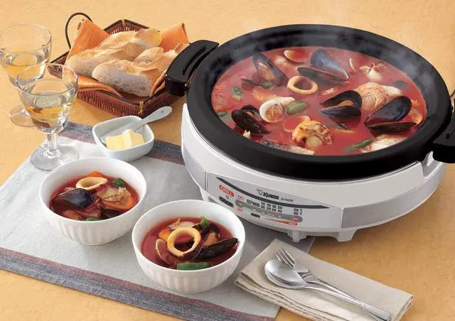 Alt view image 4 of 6 - Zojirushi EP-RAC50 Gourmet d'Expert 1350-Watt Electric Skillet
