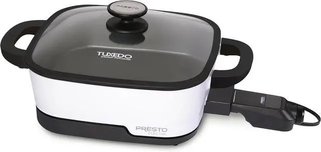 Alt view image 2 of 7 - Presto 07118 Tuxedo Digital Precision Skillet Multi-Cooker