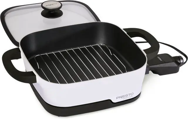 Alt view image 3 of 7 - Presto 07118 Tuxedo Digital Precision Skillet Multi-Cooker