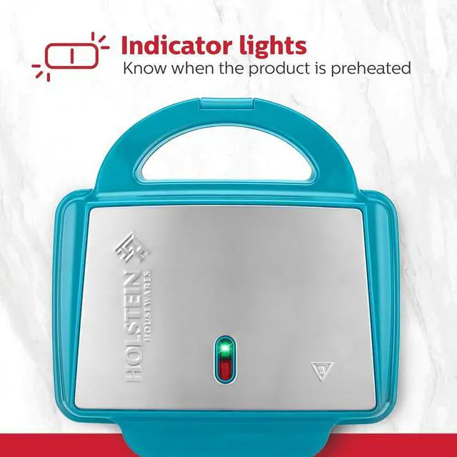 Alt view image 6 of 7 - Holstein Housewares Non-Stick Cupcake Maker, Teal - Makes 6 Cupcakes, Muffins, Cinnamon Buns - Birthdays, Holidays, and More