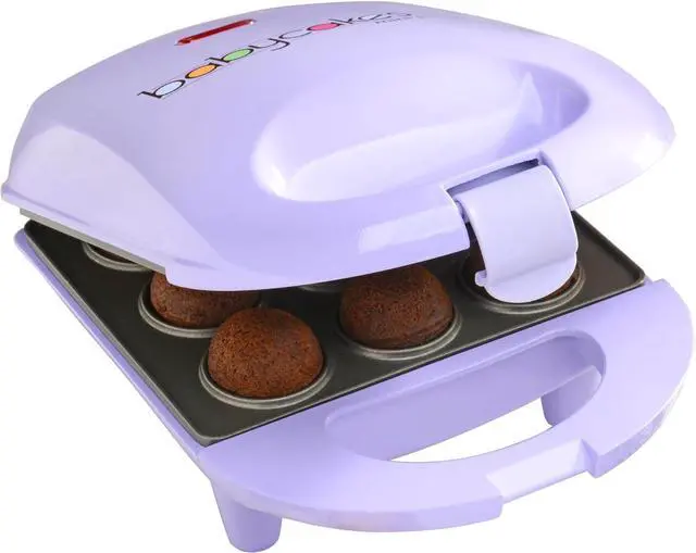 Main image of Mini Cake Pop Maker by Select Brands - Easy-to-Use Machine - Recipes Included - Non-Stick Coating, Non-Skid Feet & Power Light - Makes 9 Cake Pops