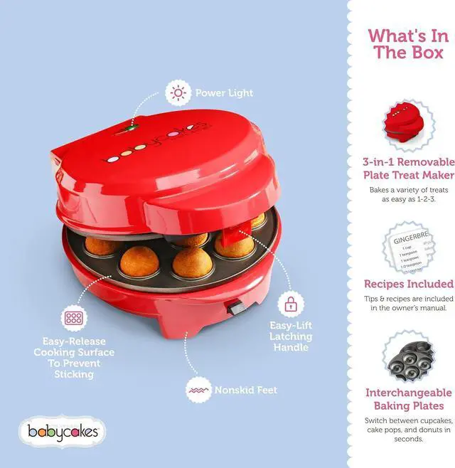 Alt view image 3 of 7 - Multi-Treat Baker, Electric Cake Pop Makers