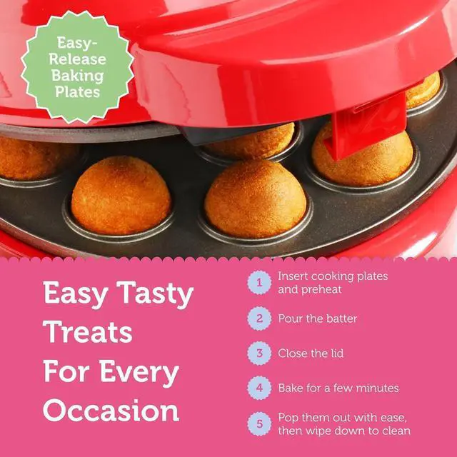 Alt view image 5 of 7 - Multi-Treat Baker, Electric Cake Pop Makers