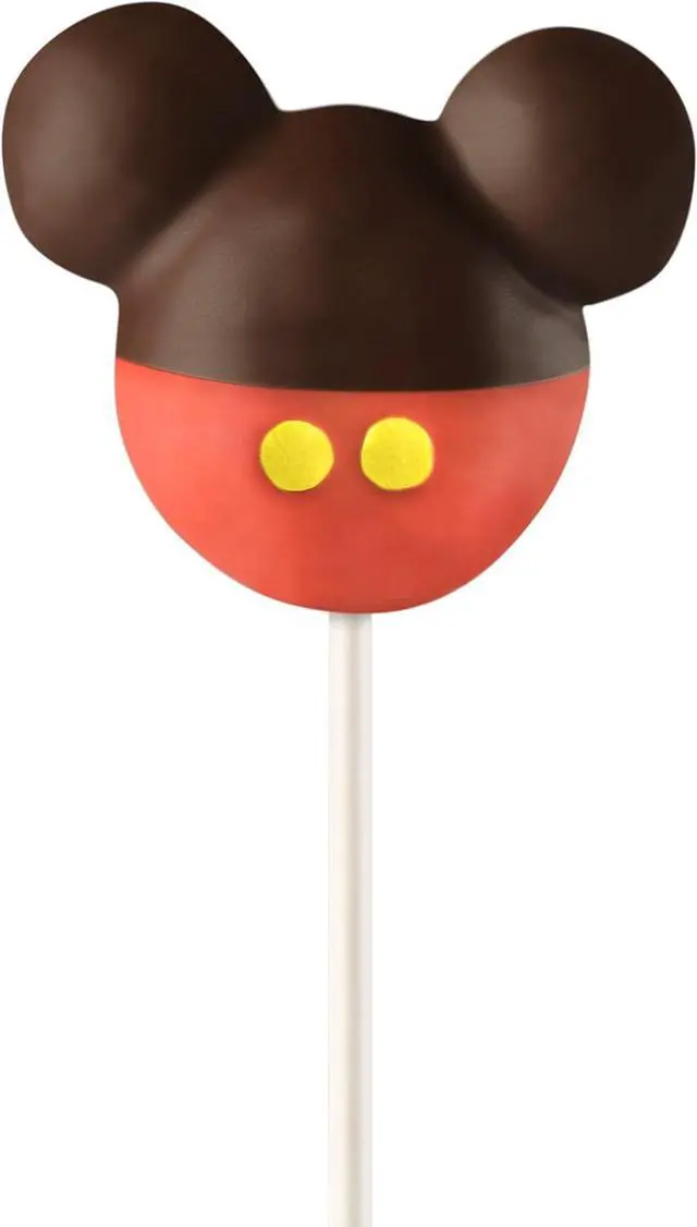 Alt view image 3 of 5 - Disney Mickey Mouse Cake Pop Maker by Select Brands - Includes Maker, 25 Sticks, Piping Bag & Recipes - Gifts for Disney Lovers - Makes 4 Mickey Cake Pops