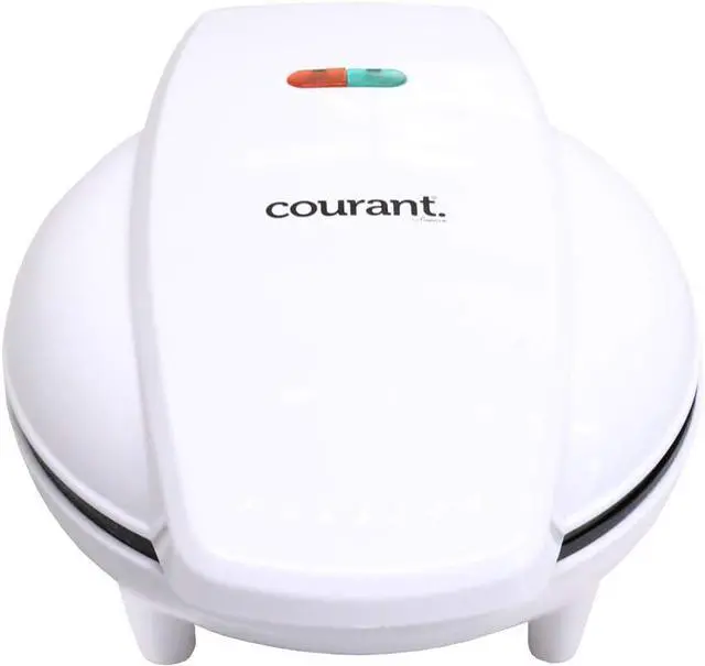 Alt view image 2 of 7 - Courant Mini Donut Maker Machine for Holiday, Kid-Friendly, Breakfast or Snack, Desserts & More with Non-stick Surface, Makes 7 Doughnuts, White