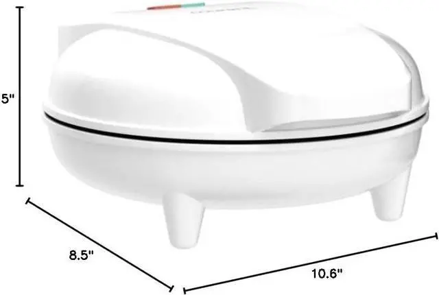 Alt view image 7 of 7 - Courant Mini Donut Maker Machine for Holiday, Kid-Friendly, Breakfast or Snack, Desserts & More with Non-stick Surface, Makes 7 Doughnuts, White