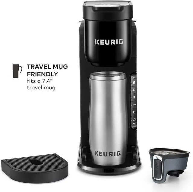 Alt view image 5 of 6 - Keurig K-Express Single Serve K-Cup Pod Coffee Maker, 3 Brew Sizes, Strong Button Feature, 42oz Removable Reservoir, Black