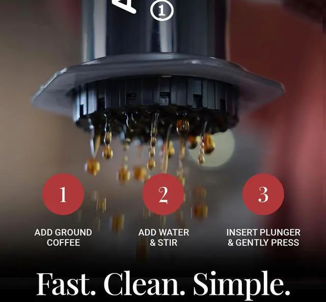 Alt view image 4 of 7 - AeroPress Original Coffee Press  3 In 1 Brew Method Combines French Press, Espresso, Full Bodied Coffee Without Grit or Bitterness, Small Portable Coffee Maker for Camping & Travel