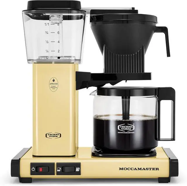 Main image of Technivorm Moccamaster 53927 KBGV 10-Cup Coffee Maker Butter Yellow, 40 Ounce, 1.25l