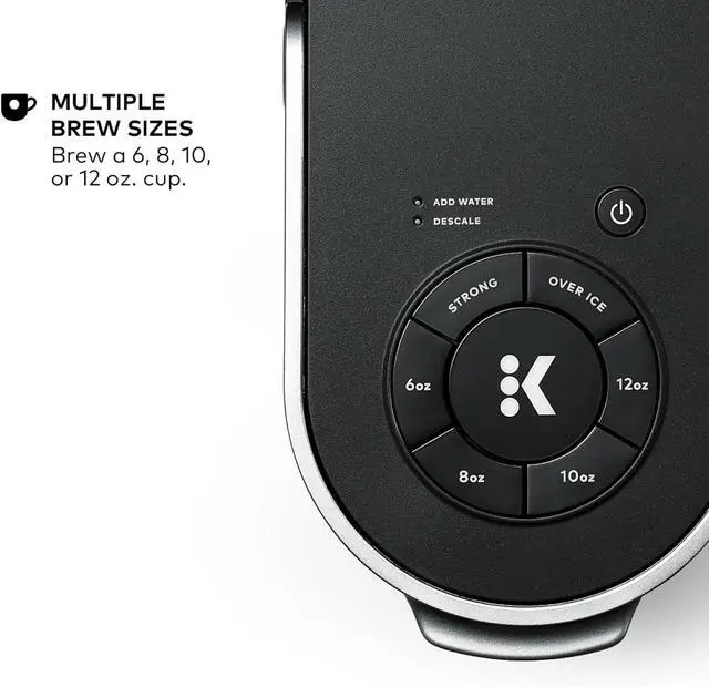 Alt view image 6 of 7 - Keurig K-Supreme Single Serve K-Cup Pod Coffee Maker, MultiStream Technology, 4 Brew Sizes, 66oz Dual-Position Removable Reservoir, Black