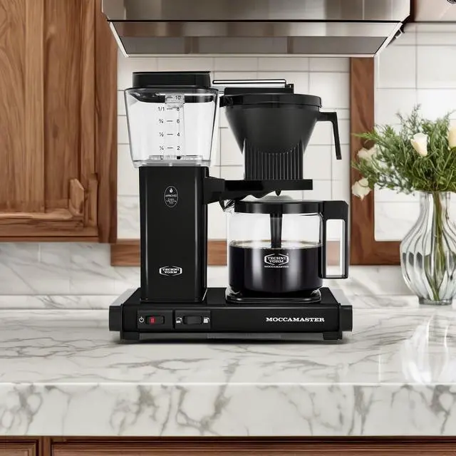 Alt view image 5 of 7 - Technivorm Moccamaster 53937 KBGV 10-Cup Coffee Maker Black, 40 Ounce, 1.25l