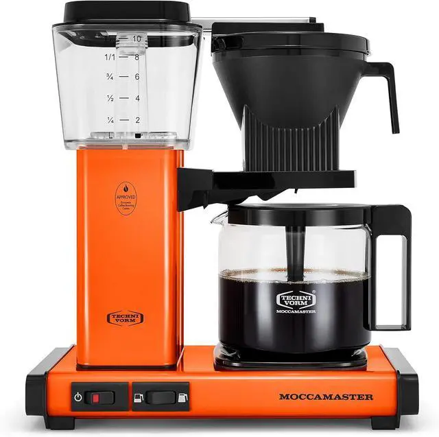 Main image of Technivorm Moccamaster Moccamaster 53947 KBGV 10-Cup Coffee Maker Orange, 40 Ounce, 1.25l