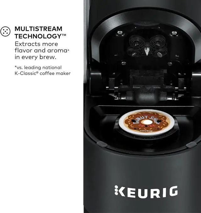 Alt view image 3 of 7 - Keurig K-Supreme Single Serve K-Cup Pod Coffee Maker, MultiStream Technology, 4 Brew Sizes, 66oz Dual-Position Removable Reservoir, Black