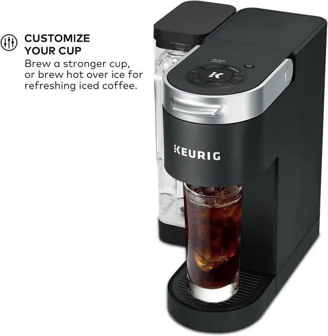 Alt view image 4 of 7 - Keurig K-Supreme Single Serve K-Cup Pod Coffee Maker, MultiStream Technology, 4 Brew Sizes, 66oz Dual-Position Removable Reservoir, Black