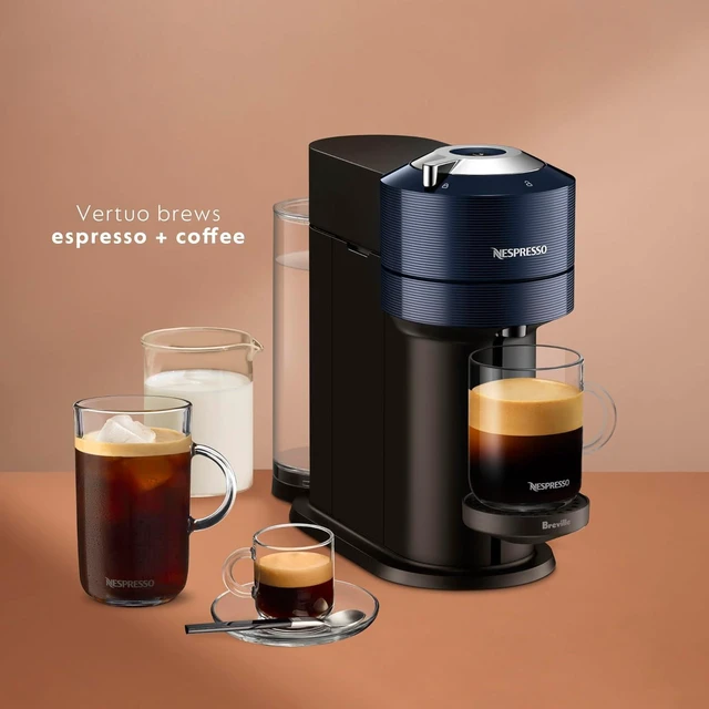 Alt view image 2 of 7 - Nespresso Vertuo Next Coffee and Espresso Maker by Breville, Navy