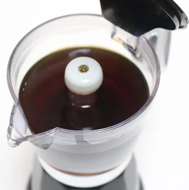 Alt view image 4 of 7 - Cuban Coffee Maker, 6 or 3cup Electric Espresso Coffee Maker, Portable Cafeteras Electricas Modernas, Electric Moka Pot with Detachable Base & Overheat Protection, Coffee Gift for Home Travel