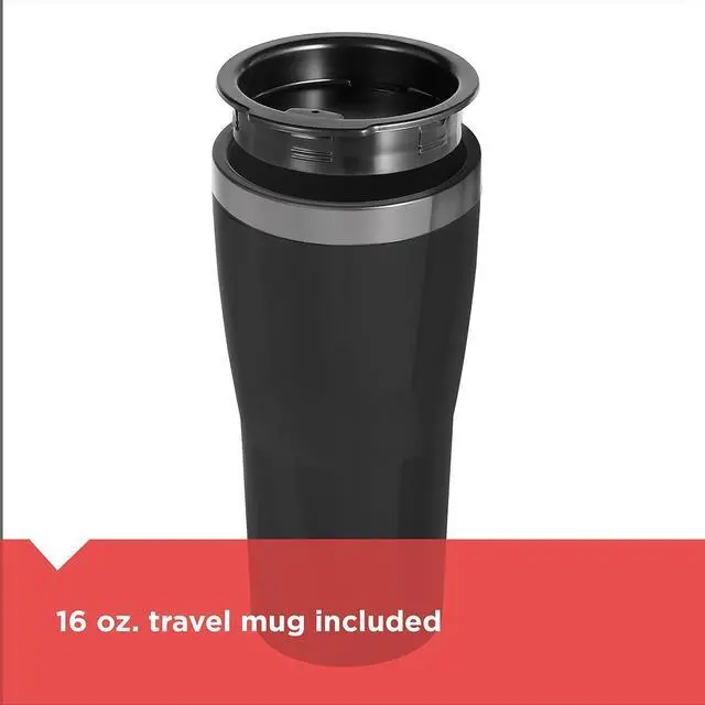 Alt view image 7 of 7 - BLACK+DECKER CM618 Single Serve Coffee Maker, Black
