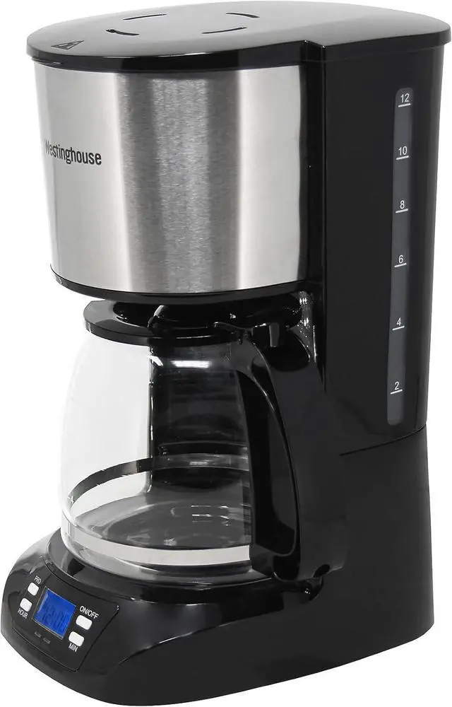 Alt view image 2 of 5 - Westinghouse 220 volts 12 cup coffee maker 220v 240 volt Digital Programmable Coffee Machine Permanent Filter & Hot Plate (NOT FOR USE IN USA)
