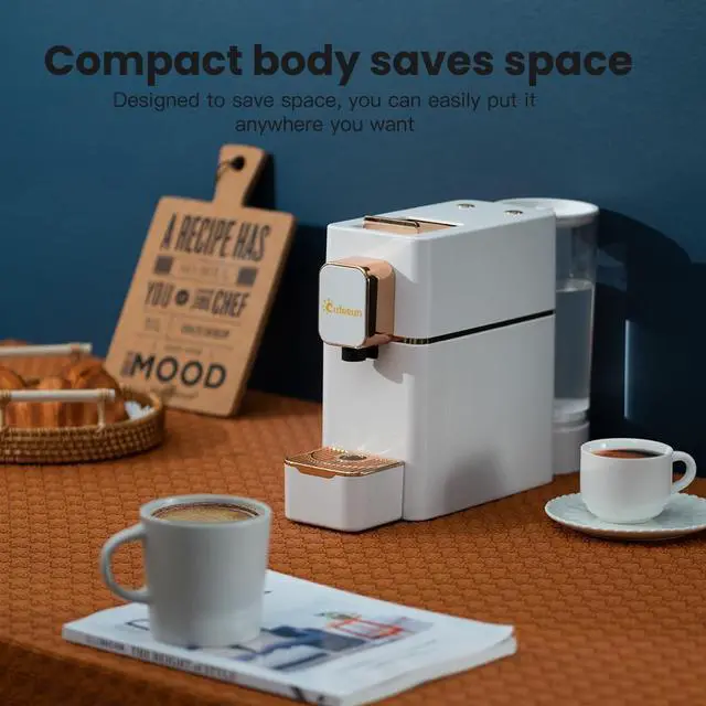 Alt view image 3 of 6 - Espresso Machine for Coffee Capsules Compatible with Nespresso OriginalLine Machine, Espresso Maker for Nespresso OriginalLine, Bestpresso Coffee Capsules Peet's Espresso more (White)