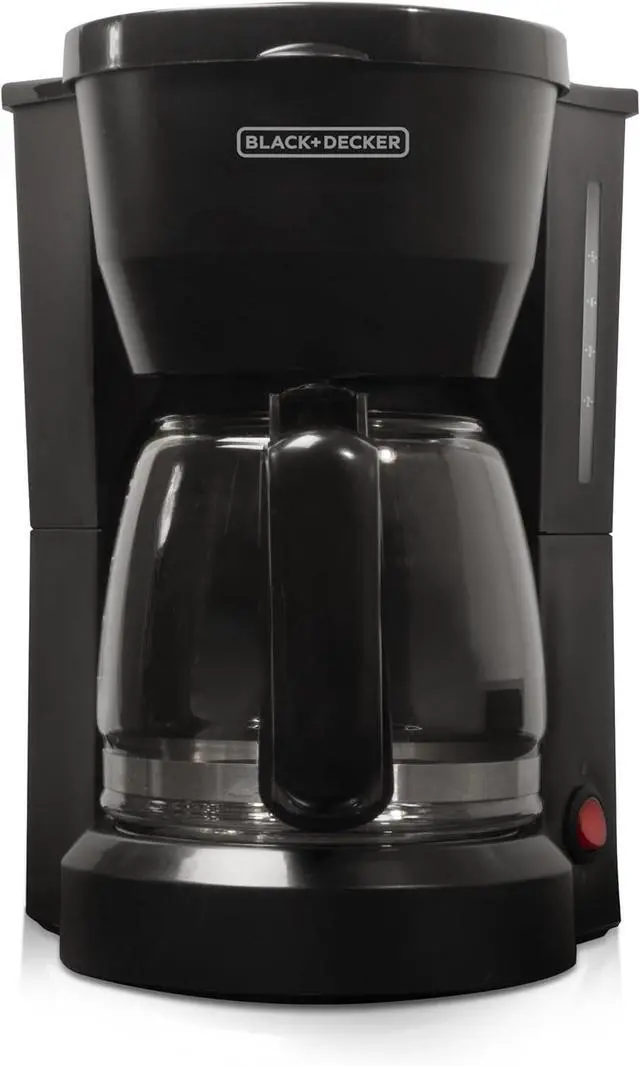 Main image of BLACK+DECKER 5-Cup Coffeemaker, Black, DCM600B