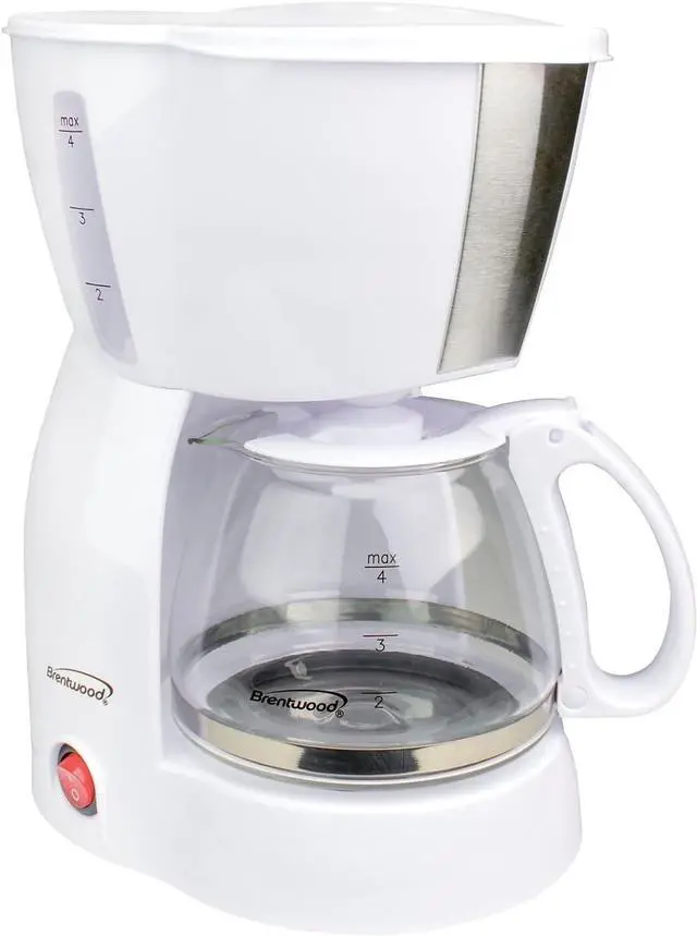 Main image of Brentwood Appliances TS-213W 4 Cup Coffee Maker, White