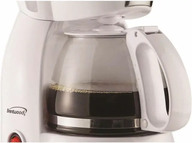 Alt view image 5 of 7 - Brentwood Appliances TS-213W 4 Cup Coffee Maker, White