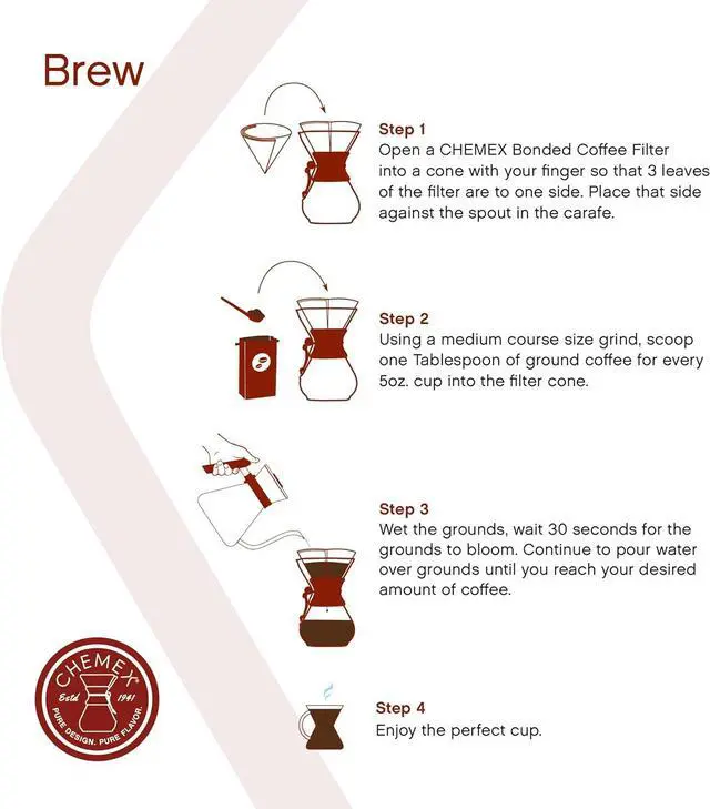 Alt view image 5 of 7 - Chemex Pour-Over Glass Coffeemaker - Hand Blown Series - 8-Cup