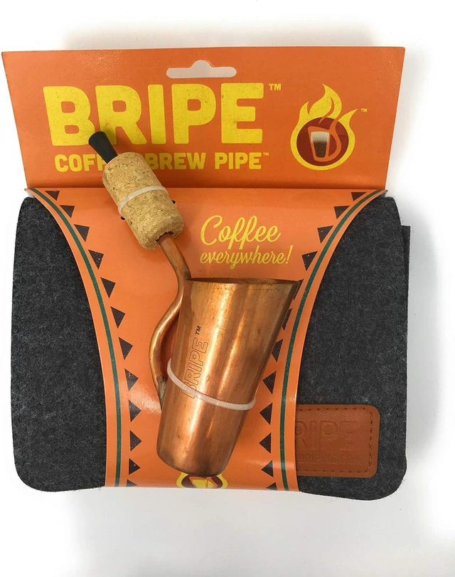 Alt view image 4 of 6 - Coffee Brew Pipe Kit, Portable Espresso or Tea Maker for Traveling, Torch Lighter Included