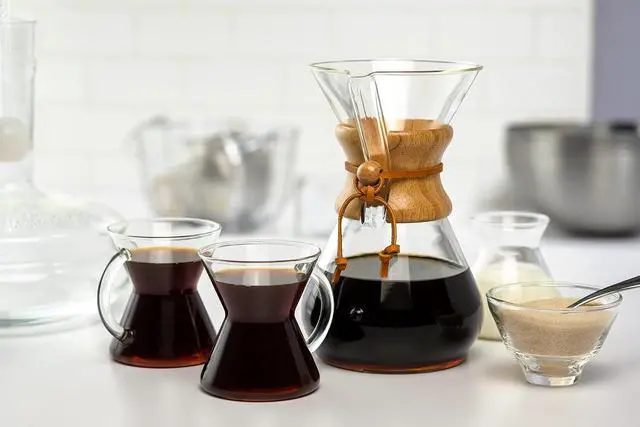 Alt view image 7 of 7 - Chemex Pour-Over Glass Coffeemaker - Classic Series - 6-Cup - Exclusive Packaging