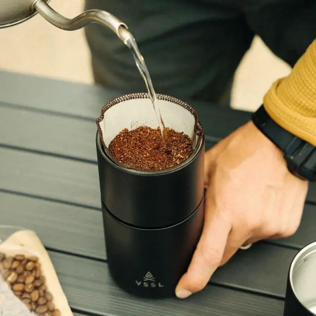 Alt view image 4 of 5 - Nest Pour Over Coffee Kit, Transportable and Compact Pour Over Kit with Two 10 oz Double Walled Mugs