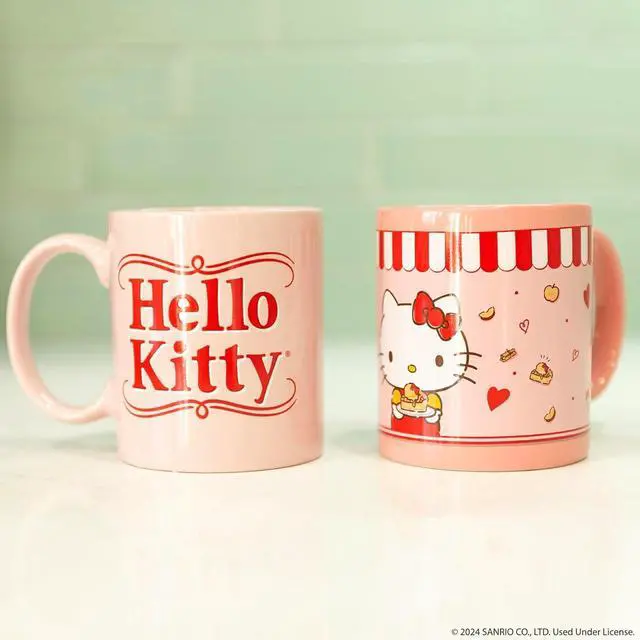 Alt view image 2 of 7 - Uncanny Brands Hello Kitty Single Cup Coffee Maker Gift Set with 2 Mugs