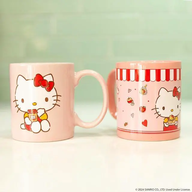 Alt view image 3 of 7 - Uncanny Brands Hello Kitty Single Cup Coffee Maker Gift Set with 2 Mugs
