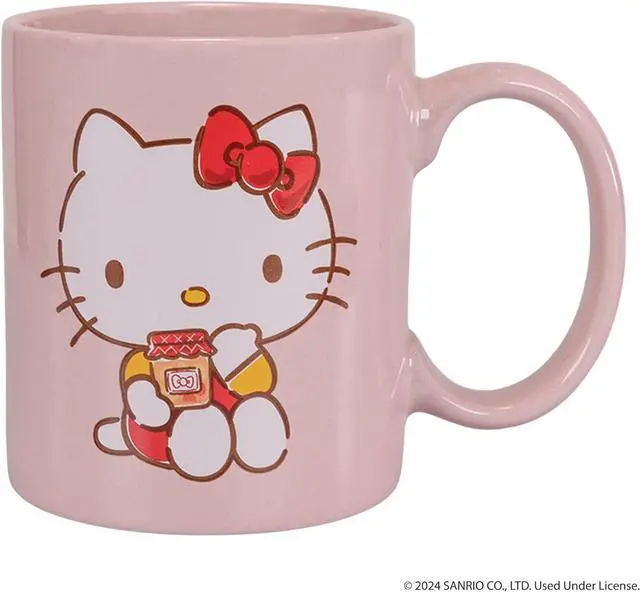 Alt view image 7 of 7 - Uncanny Brands Hello Kitty Single Cup Coffee Maker Gift Set with 2 Mugs