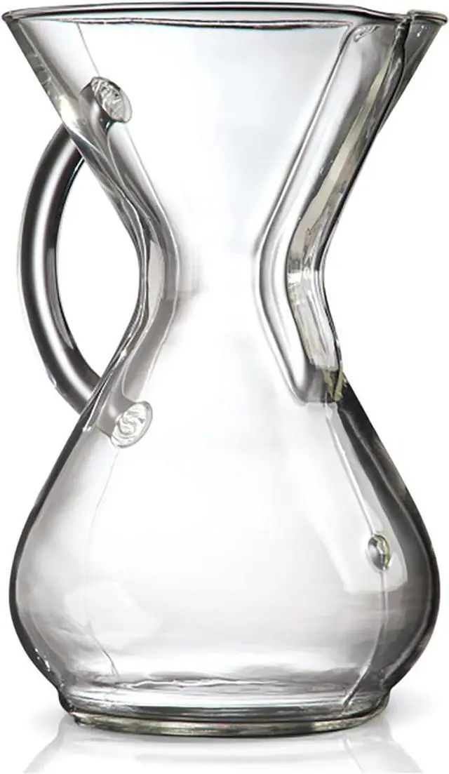 Main image of Chemex Pour-Over Glass Coffeemaker - Glass Handle Series - 6-Cup - Exclusive Packaging