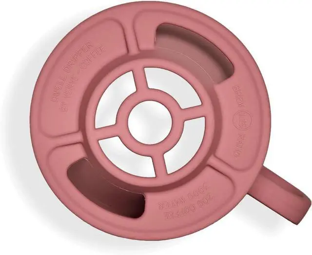 Alt view image 4 of 5 - Verve Dwell Dripper Pour Over Coffee Maker Set, Non-Electric Coffee Dripper, Manual Brew Maker (Pink)