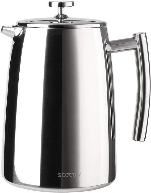 Main image of Secura French Press Coffee Maker, 50-Ounce, 304 Stainless Steel Insulated Coffee Press with Extra Screen